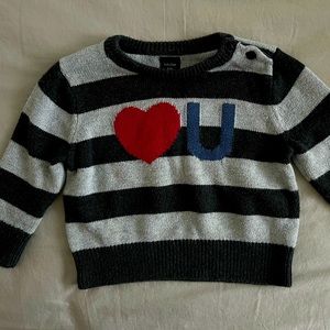 Baby Gap love you sweater